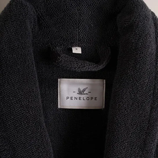 Penelope %100 Pamuk Bornoz L Antrasit - Noa Serisi