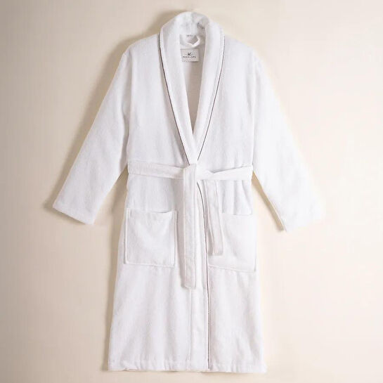 Penelope %100 Pamuk Bornoz Taş Rengi M - Liana Serisi