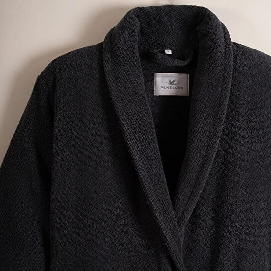 Penelope %100 Pamuk Bornoz S Antrasit - Noa Serisi