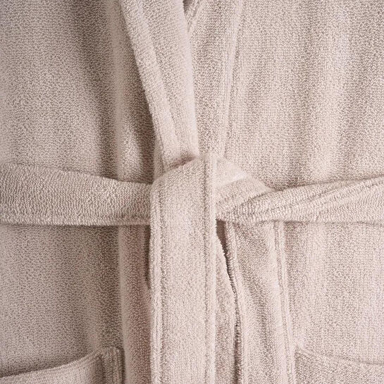 Penelope %100 Pamuk Bornoz Taş Rengi Xxl - Noa Serisi