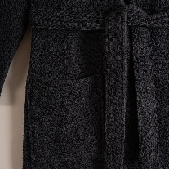 Penelope %100 Pamuk Bornoz M Antrasit - Noa Serisi