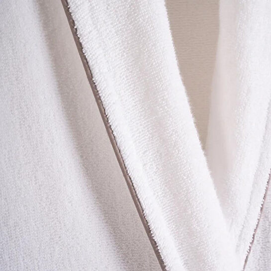 Penelope %100 Pamuk Bornoz Taş Rengi L - Liana Serisi