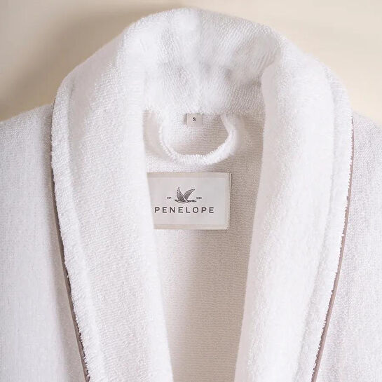 Penelope %100 Pamuk Bornoz Taş Rengi L - Liana Serisi