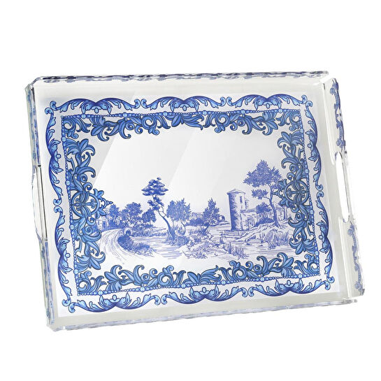 Lucky Art Florance Arte Pleksi Tepsi 40x30