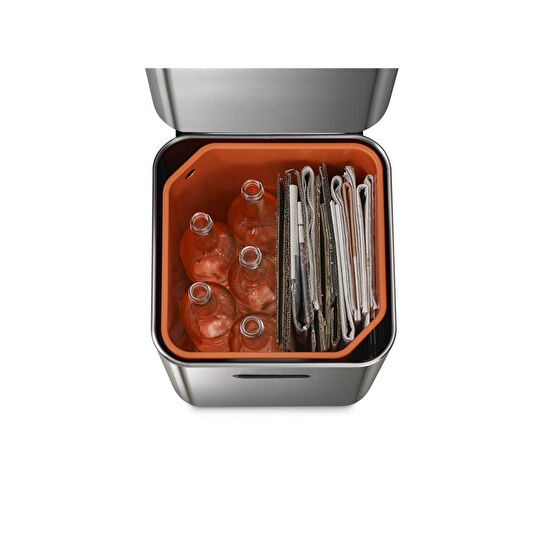 Joseph Joseph Totem Çöp Kovası 40 Litre Paslanmaz Çelik