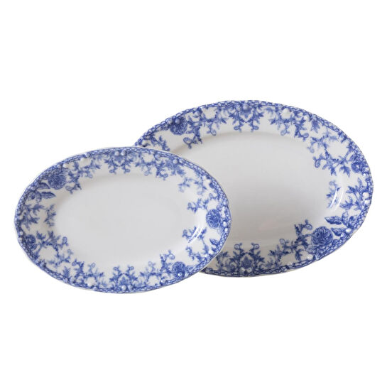 Mudo Home Blue Dream Kayik Tabak Seti̇ -2li̇