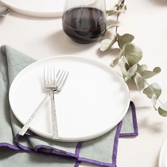 Mudo Home Ephesus White Pasta Tabaği Seti̇ 6li -20cm