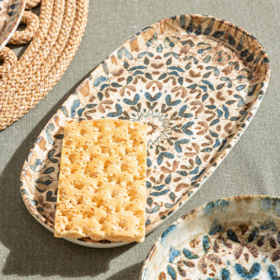 Mudo Home Ephesus Düz Kayik Tabak 25cm