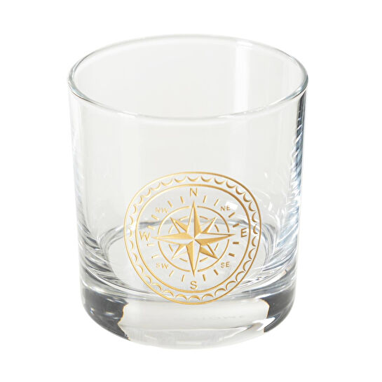 Mudo Home Compass Vi̇ski̇ Bardaği Gold 300 Ml