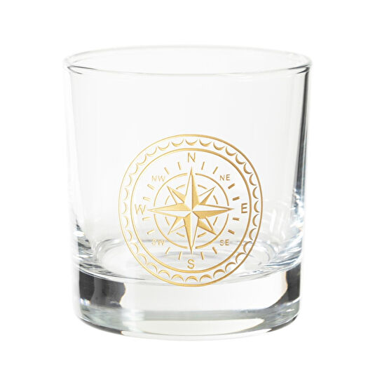 Mudo Home Compass Vi̇ski̇ Bardaği Gold 300 Ml
