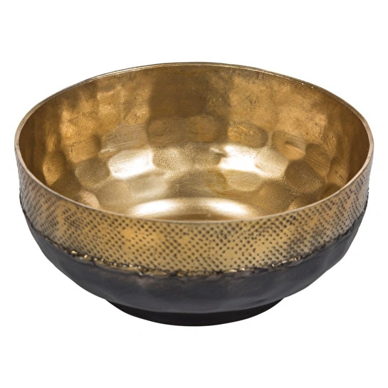 Mudo Home Horus Black Dekorati̇f Kase 15 Cm