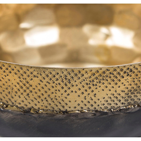 Mudo Home Horus Black Dekorati̇f Kase 15 Cm