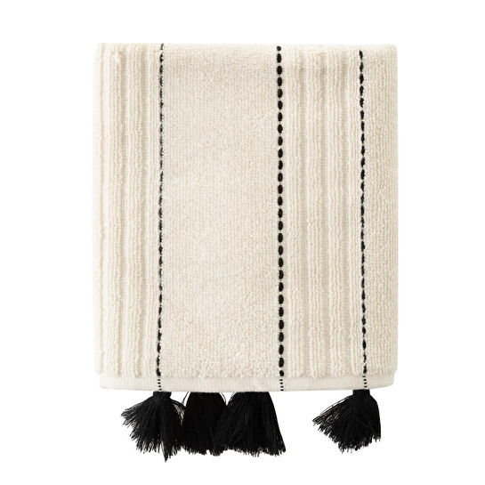 Mudo Home Linda Krem Püsküllü El Havlusu 30x50