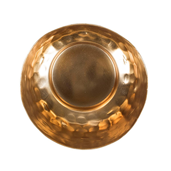 Mudo Home Horus Copper Dekorati̇f Kase 20 Cm