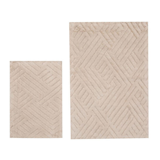 Mudo Home Milan 2'li̇ Banyo Paspas Seti̇ Bej