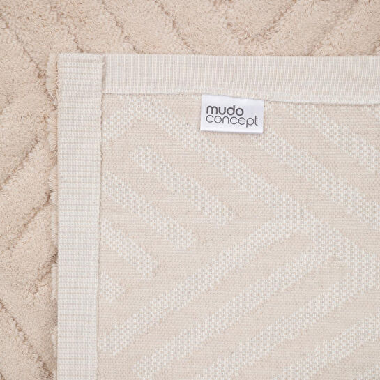 Mudo Home Milan 2'li̇ Banyo Paspas Seti̇ Bej