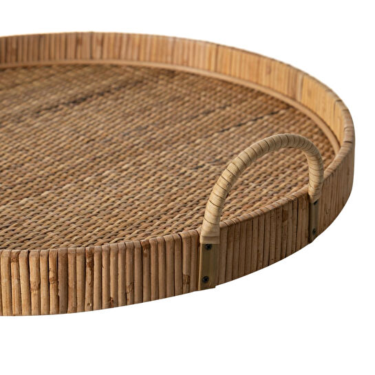 Mudo Home Stile Dekorati̇f Tepsi̇ 49x45x10 Cm