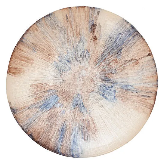 Mudo Home Colby Blue Dekorati̇f Kase 30cm