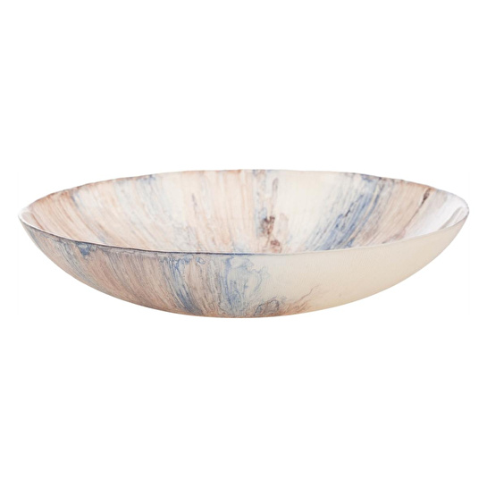 Mudo Home Colby Blue Dekorati̇f Kase 30cm