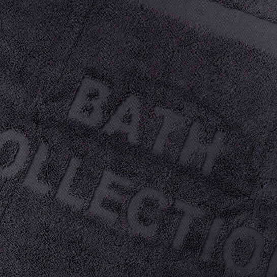 Mudo Home Barnes Ayak Havlusu Si̇yah 50x70