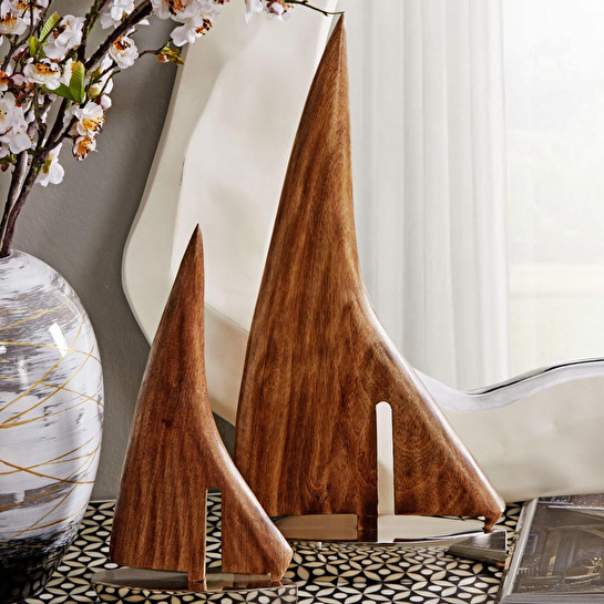 Mudo Home Sail Boat Bi̇blo 18x35cm