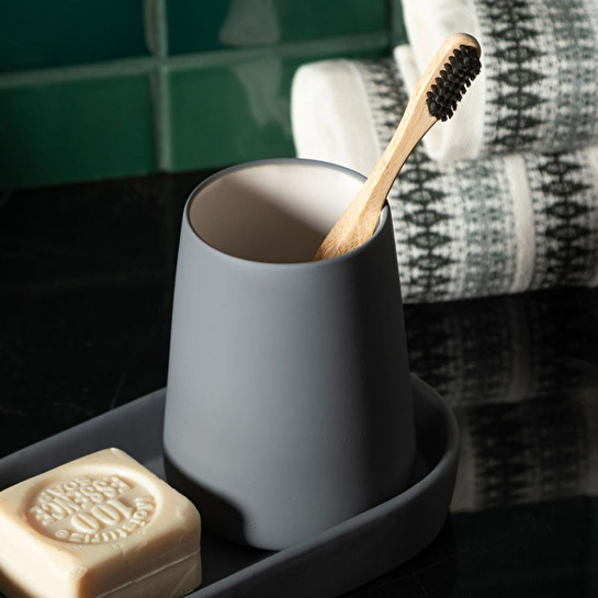 Mudo Home Boho Di̇ş Firçalik Gri̇