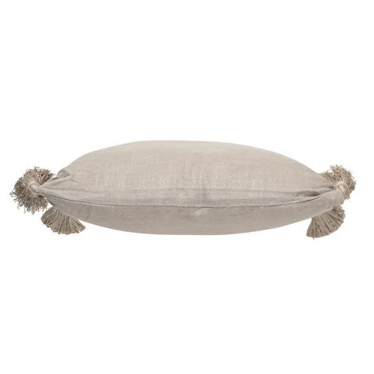 Mudo Home Alba Kirlent Püsküllü Krem 45x45