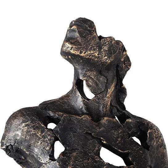 Mudo Home Abstract Woman Si̇yah Bi̇blo 12x22x36cm