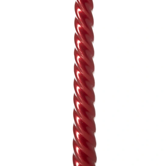 Mudo Home 2li̇ Burgulu Şamdan Mum Bordo 25cm