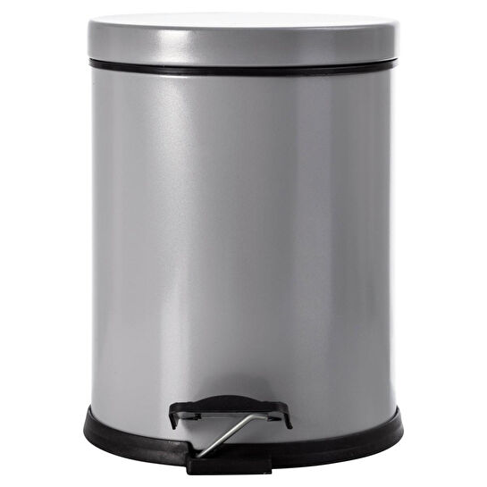 Mudo Home 5lt Pedalli Çöp Kovasi Gri̇