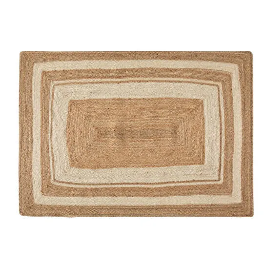 Mudo Home Mafra Bordürlü Jüt Hali Bej 170x240