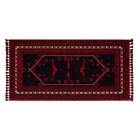 Mudo Home Jina Ki̇li̇m Kirmizi Laci̇vert 80x150