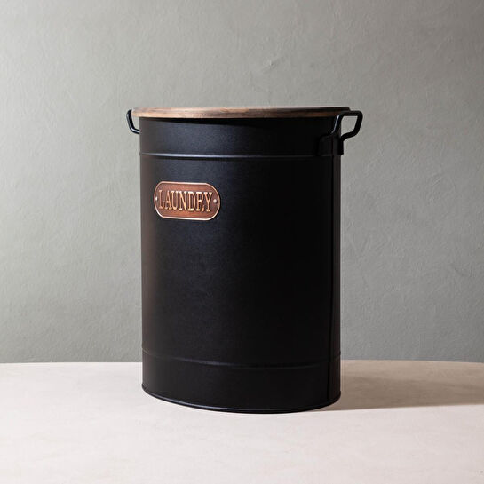 Mudo Home Metal Çamaşir Sepeti̇ 43x34x55