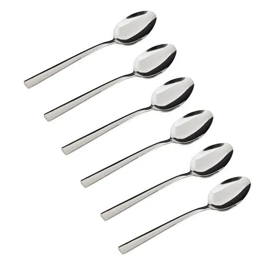 Mudo Home Premium Steel Collection 6'li̇ Çay Kaşiği