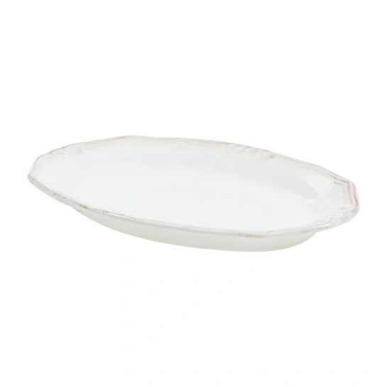 Mudo Home Ekru Kayik Tabak 20cm