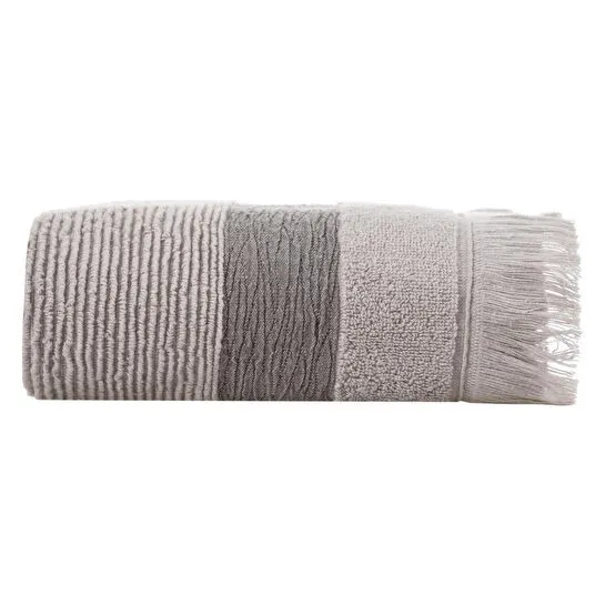 Mudo Home Borla Gri̇ Yüz Havlusu 50x80cm