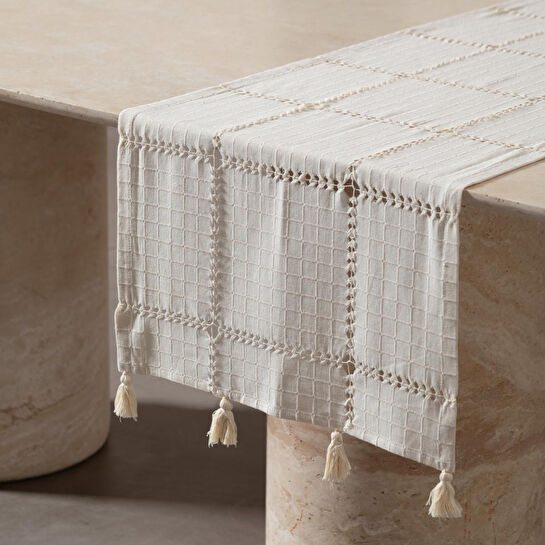 Mudo Home Belo Runner Ekru 50x130