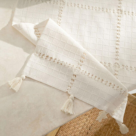 Mudo Home Belo Runner Ekru 50x130