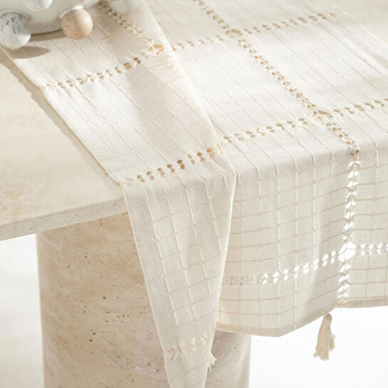 Mudo Home Belo Runner Ekru 50x130