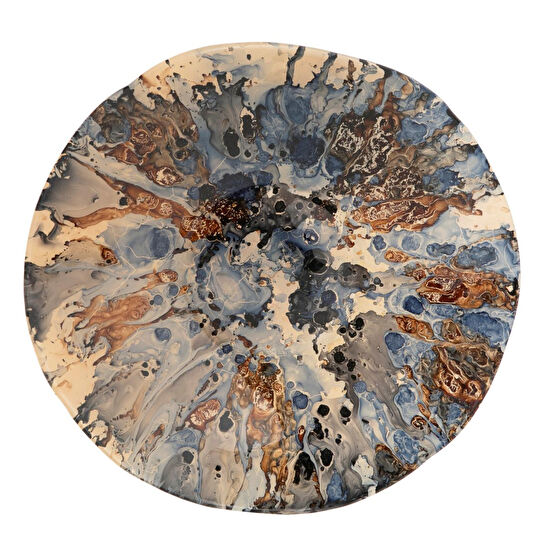 Mudo Home Cosmic Ocean Dekorati̇f Tabak 40cm