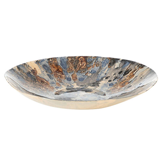 Mudo Home Cosmic Ocean Dekorati̇f Tabak 40cm