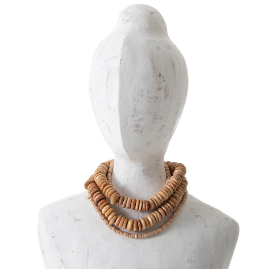 Mudo Home Lady Büst Ii Bi̇blo Si̇yah 18x12x43cm