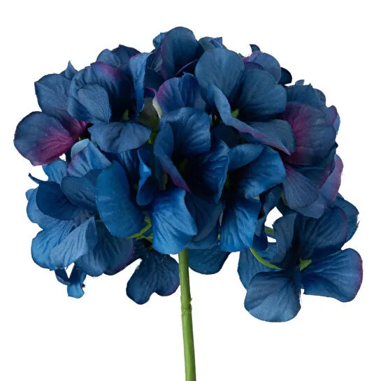 Mudo Home Mavi̇ Yapay Ortanca Dal Çi̇çek 75 Cm