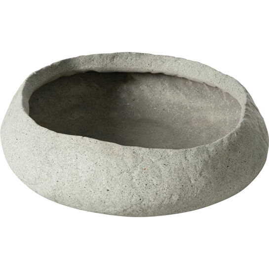 Mudo Home Earth Dekorati̇f Kase Bej 43x39x15cm