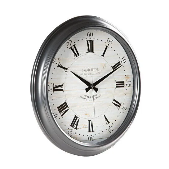 Mudo Home Grand Hotel Duvar Saati̇ Si̇yah 46cm