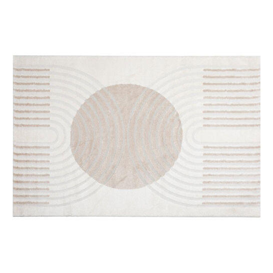 Mudo Home Riva Circle Hali Ekru Bej 160x230