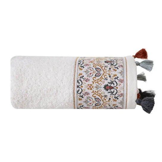 Mudo Home Carmen Püsküllü Yüz Havlusu 50x80
