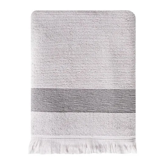 Mudo Home Borla Gri̇ Banyo Havlusu 90x150
