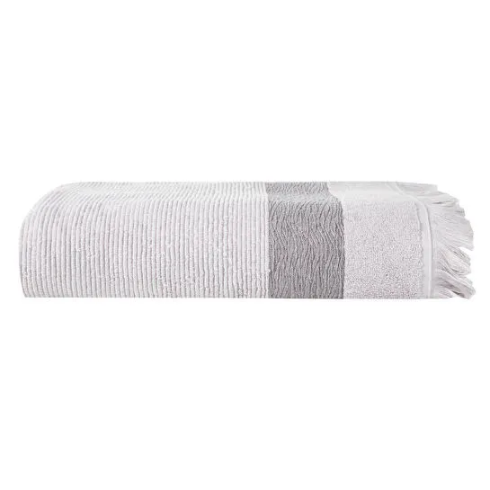 Mudo Home Borla Gri̇ Banyo Havlusu 90x150