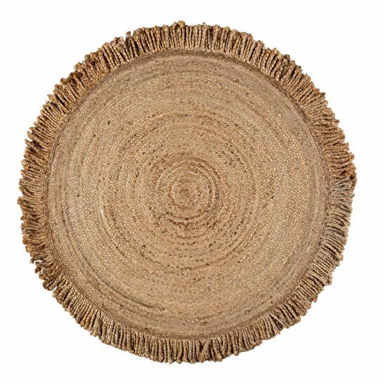 Mudo Home Basic Tassel Jüt Yolluk 120cm